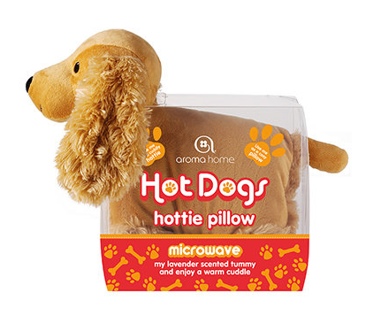 Hot Dogs Hottie Pillow- Spaniel